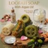 Natural Loofah Soap with coconut, loofah fiber and natural ingredients