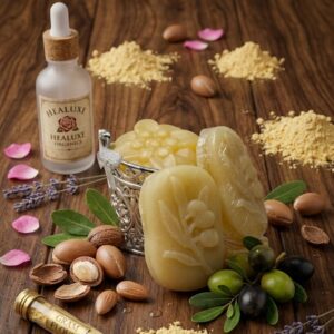 Organic Gram Flour Soap bar by Healuxe Organics – Natural Brightening & Soft Skin