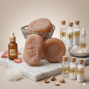 Best Organic Rose Soap for Skin Brightening by Healuxe Pakistan